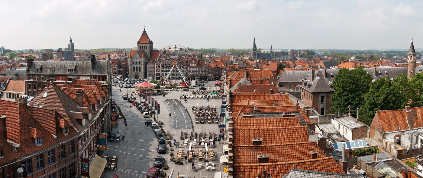 Tournai cityscape