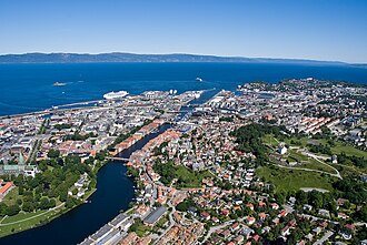 Trondheim cityscape