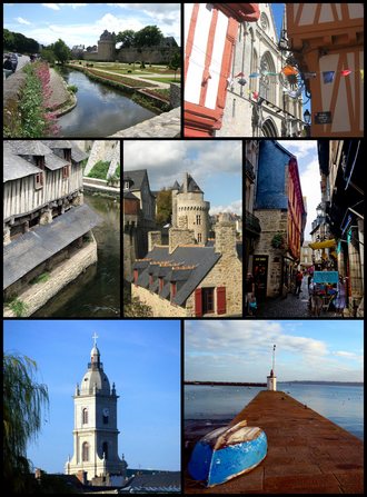 Vannes cityscape