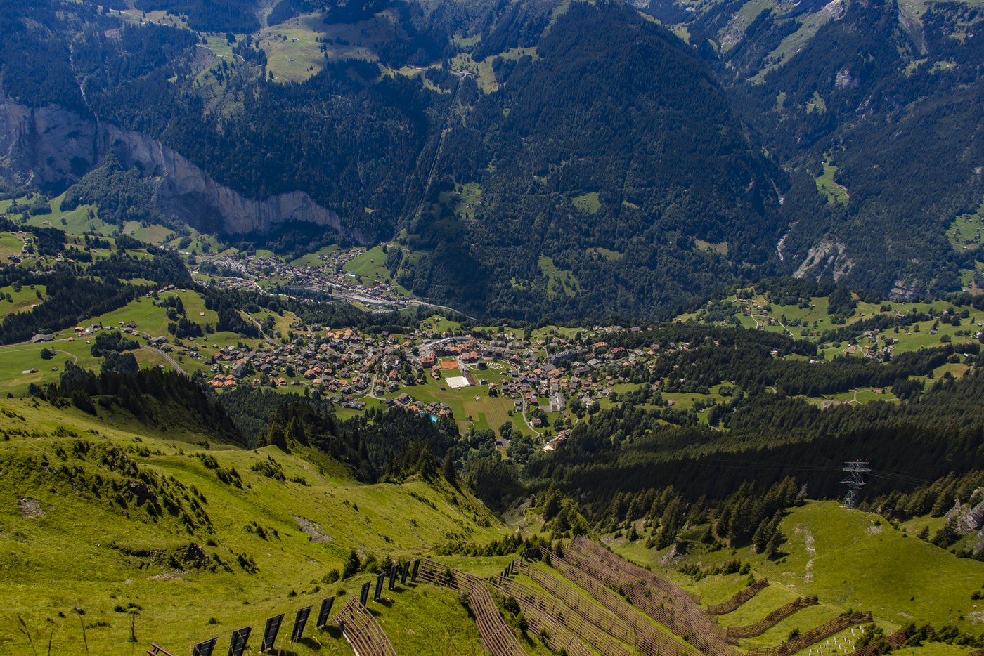 Wengen cityscape