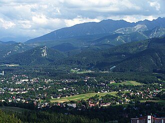 Zakopane cityscape