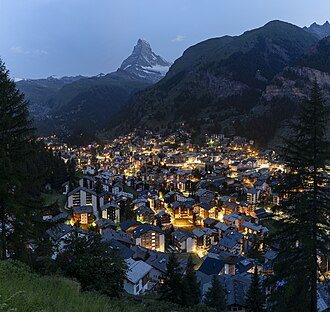 Zermatt cityscape